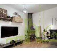 Salón comedor con chimenea