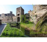 Portal de la Gallarda y los restos de la muralla